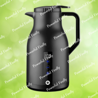 Автомобільний електричний чайник-термос «MRS. CHE» Car Electric Kettle 12V/24V/220V Black