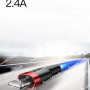 Кабель «BASEUS» Cafule Cable USB for Lightning 1.5A 2.0 м Grey/Black