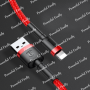 Кабель «BASEUS» Cafule Cable USB for Lightning 1.5A 2.0 м Grey/Black