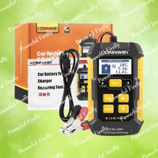 Зарядний пристрій та тестер АКБ «KONNWEI» Charger & Tester KW510 (2 в 1), Black/Yellow