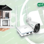 Комплект відеоспостереження на 4 IP бездротові Wi-Fi камери 3MP для вулиці/будинку «GREENVISION» GV-IP-K-W58/04