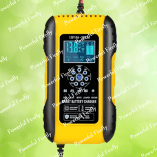 Зарядний пристрій АКБ «LOGICPOWER» Charger АС-022 12/24V 10A, Black/Yellow